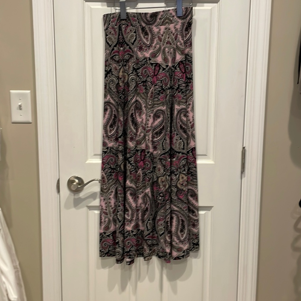 Paisley maxi skirt INC